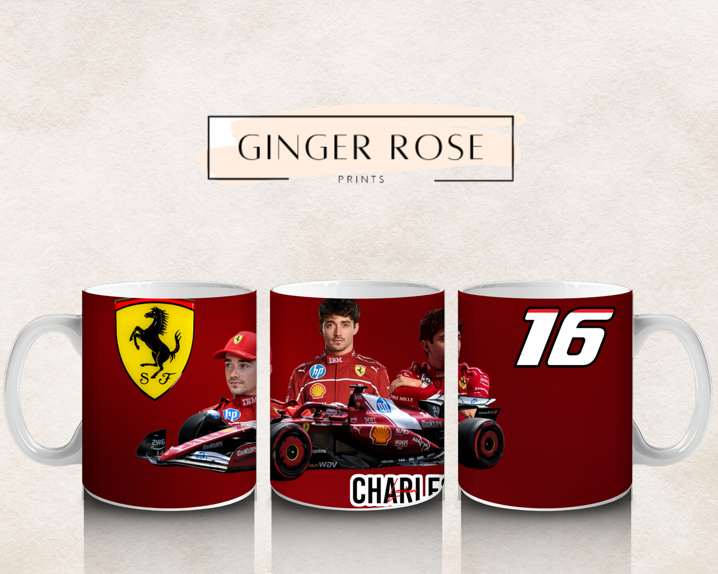 Charles Leclerc Ferrari Racing Mug