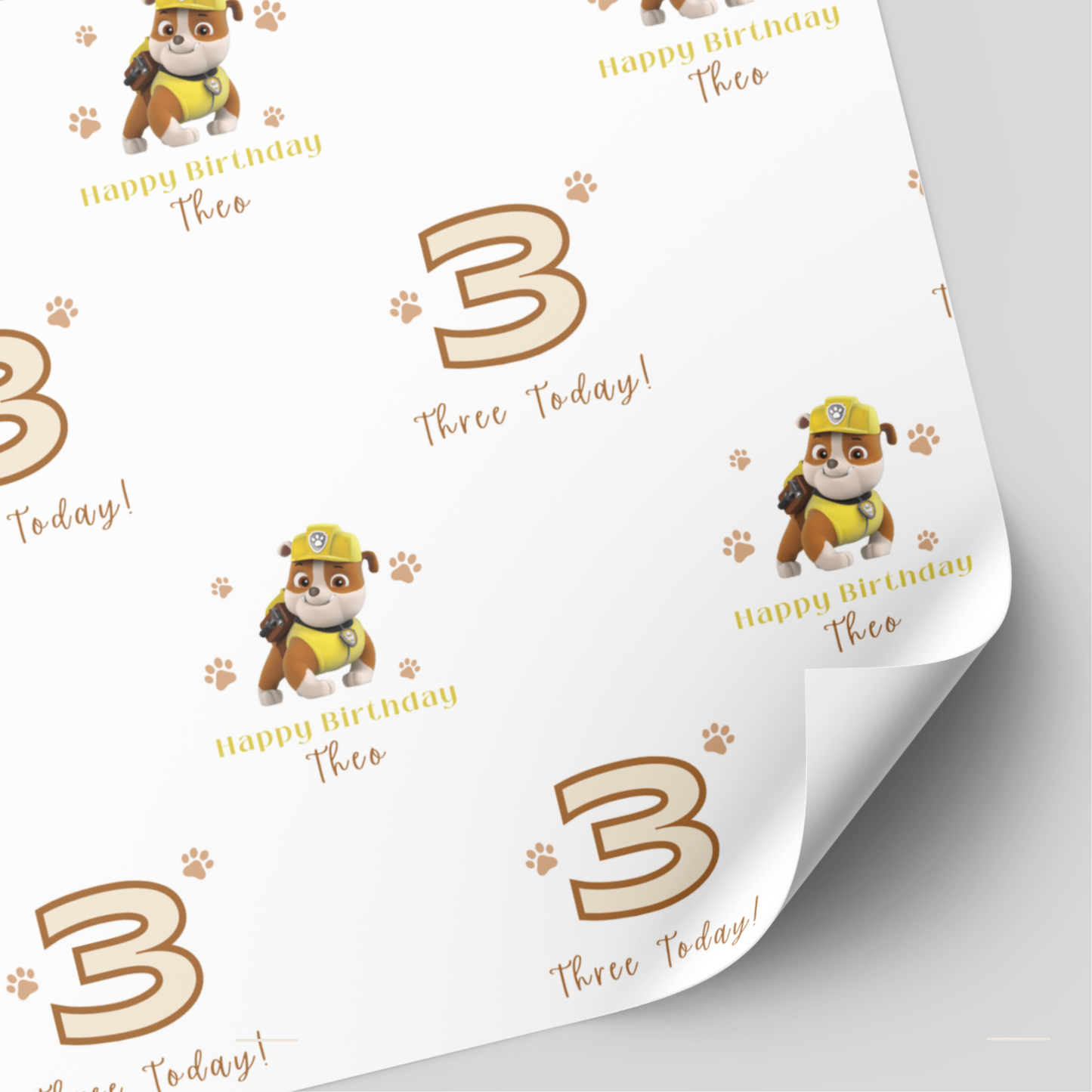 Paw Patrol Birthday Wrapping Paper