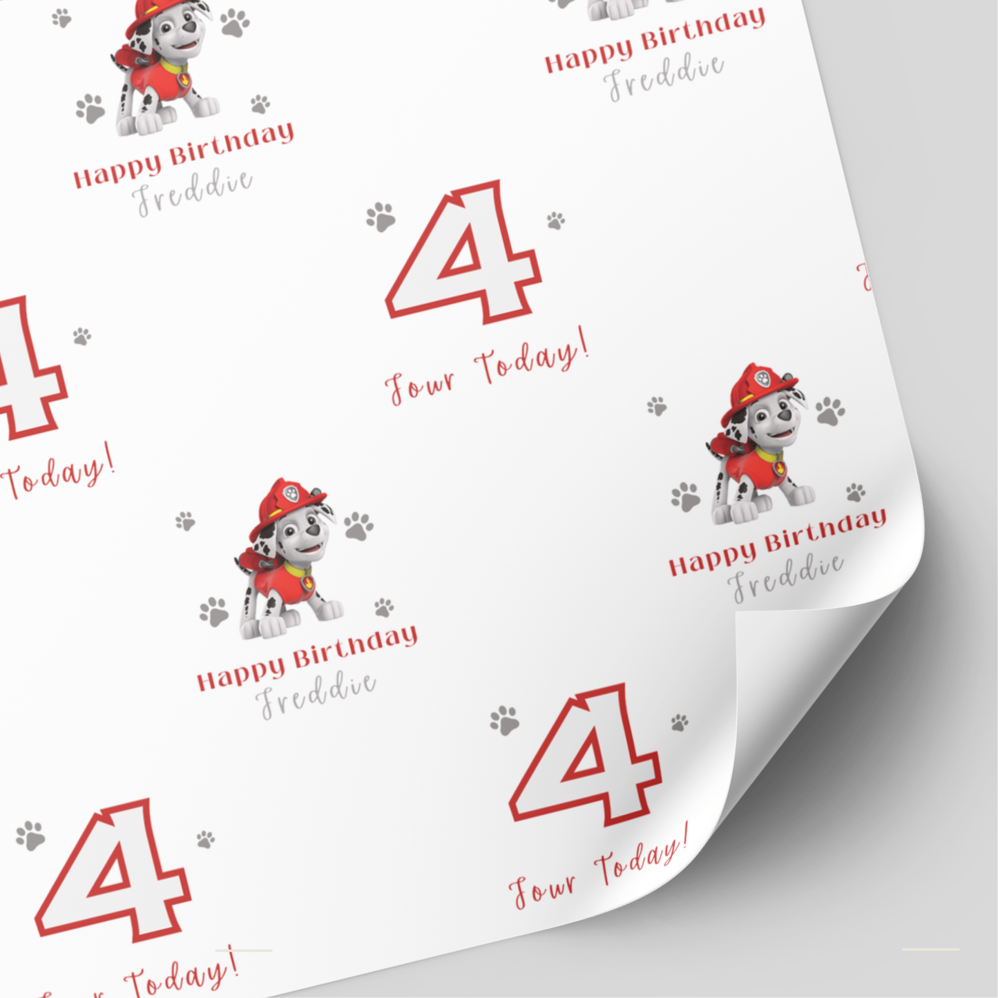 Paw Patrol Birthday Wrapping Paper