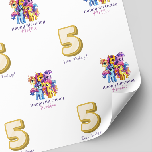 My Little Pony Birthday Wrapping Paper