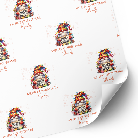 Gonk Christmas Wrapping Paper