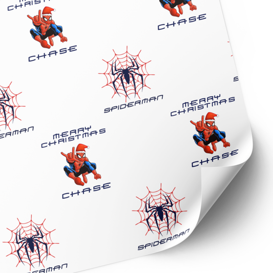 Spiderman Christmas Wrapping Paper