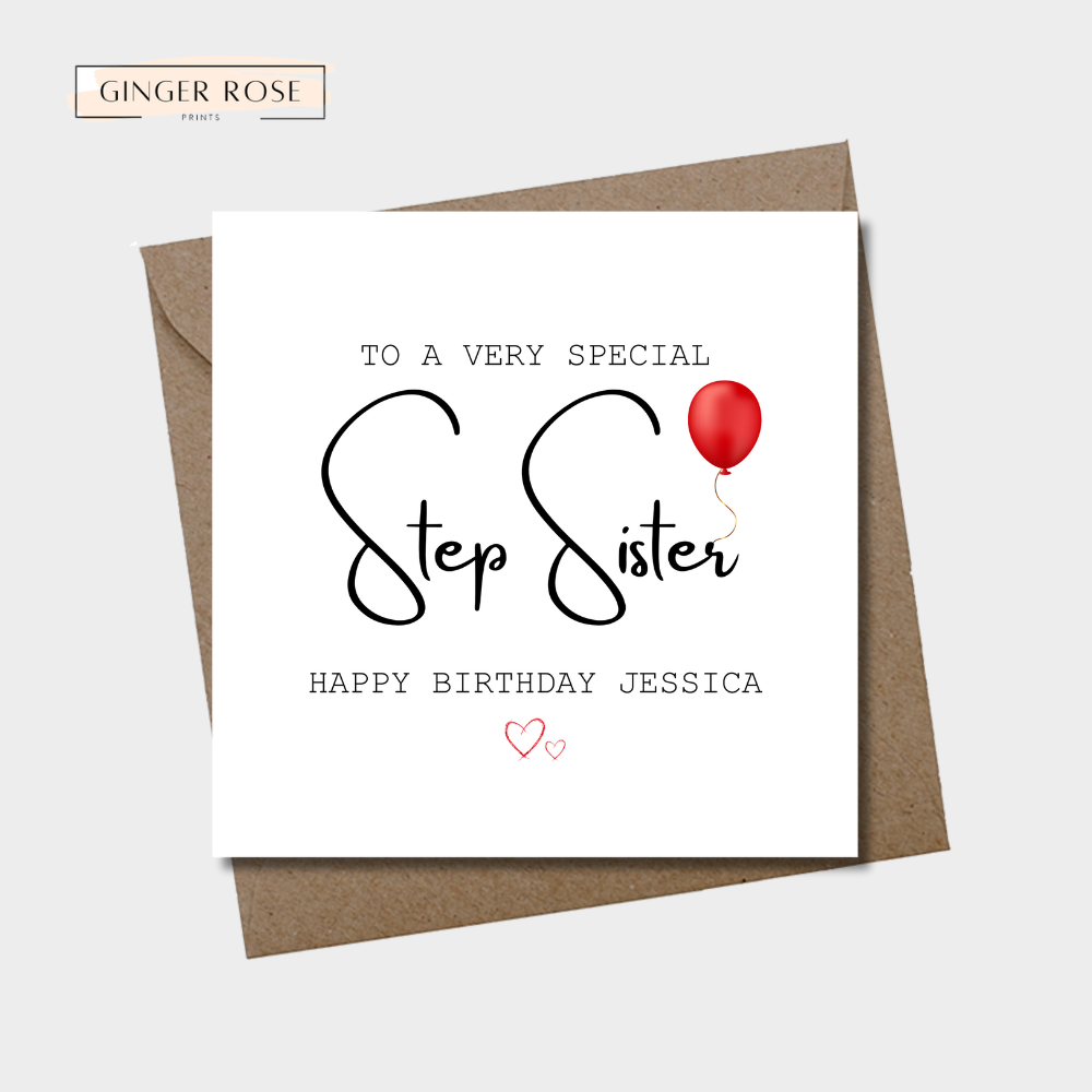 To A Very Special Happy Birthday For Her Card