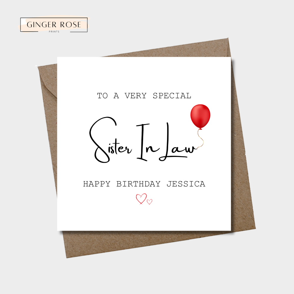 To A Very Special Happy Birthday For Her Card
