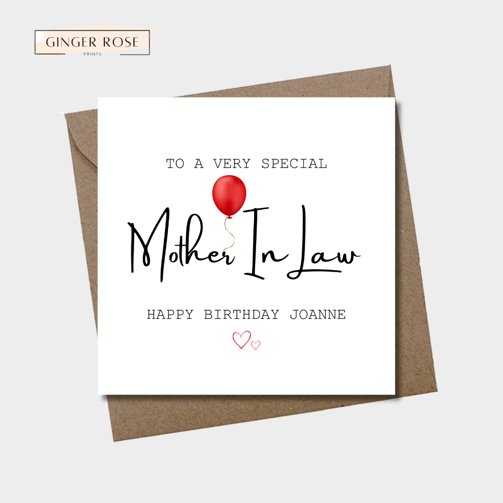 To A Very Special Happy Birthday For Her Card