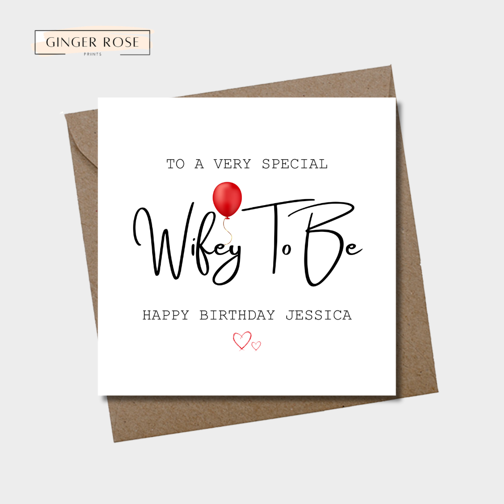 To A Very Special Happy Birthday For Her Card