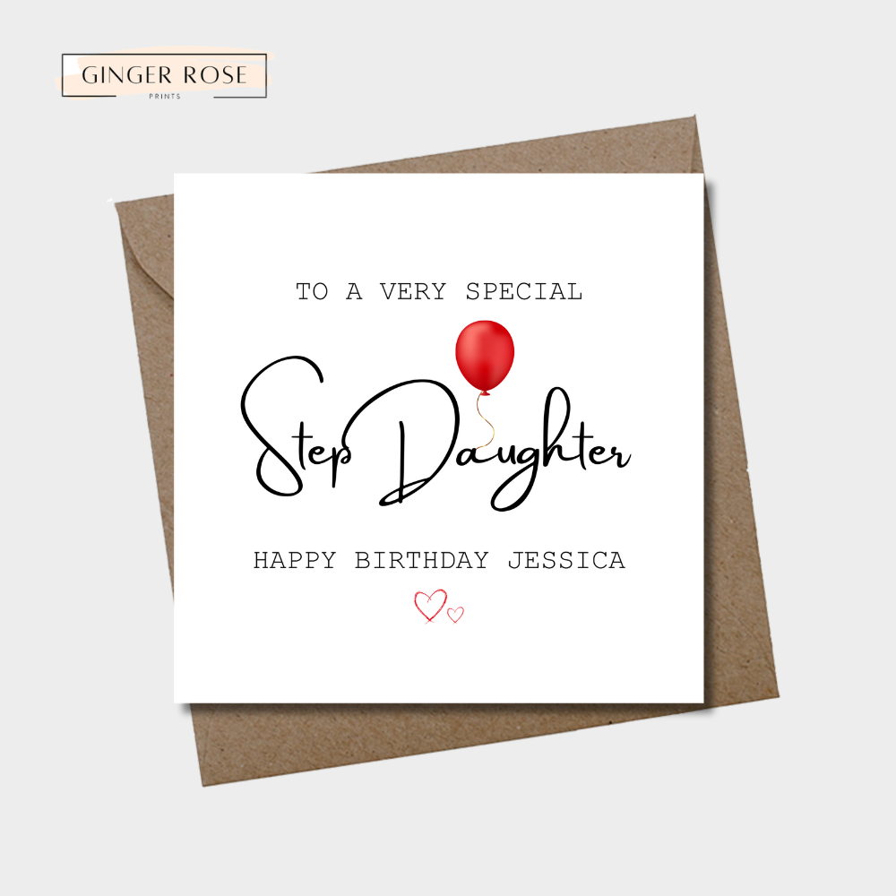 To A Very Special Happy Birthday For Her Card