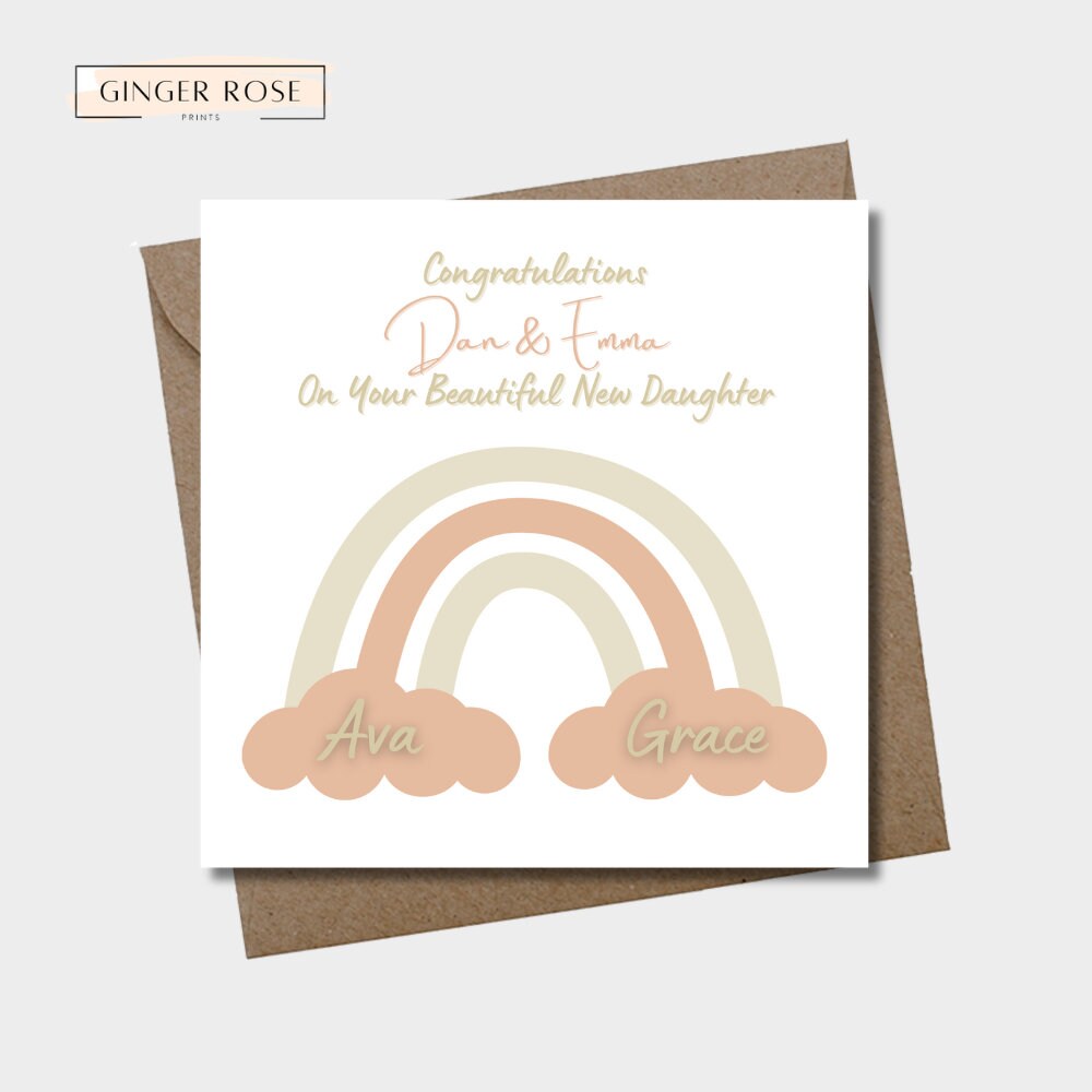 Congratulations Rainbow Card