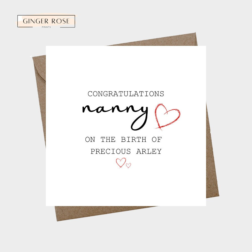 Congratulations On Becoming a Grandma Card