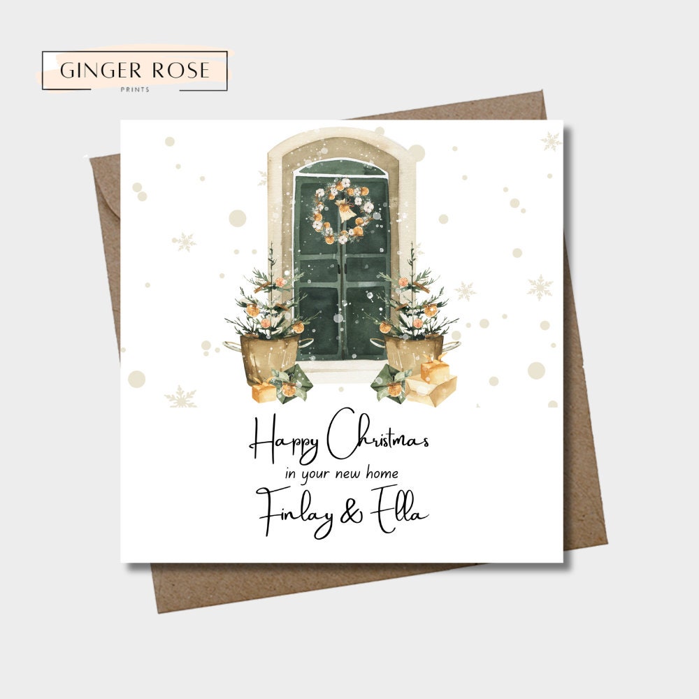Happy Christmas In Your New Home | Couple Christmas Card