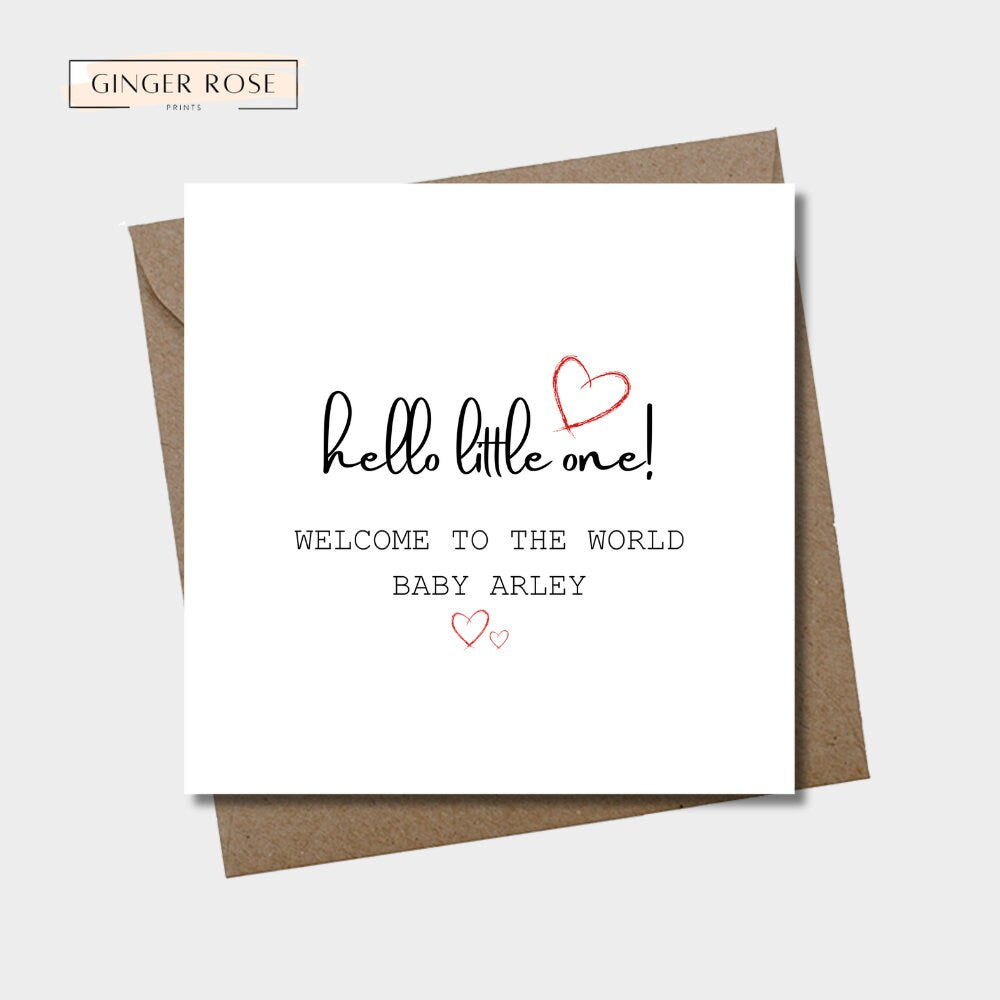 Hello Little One! Card