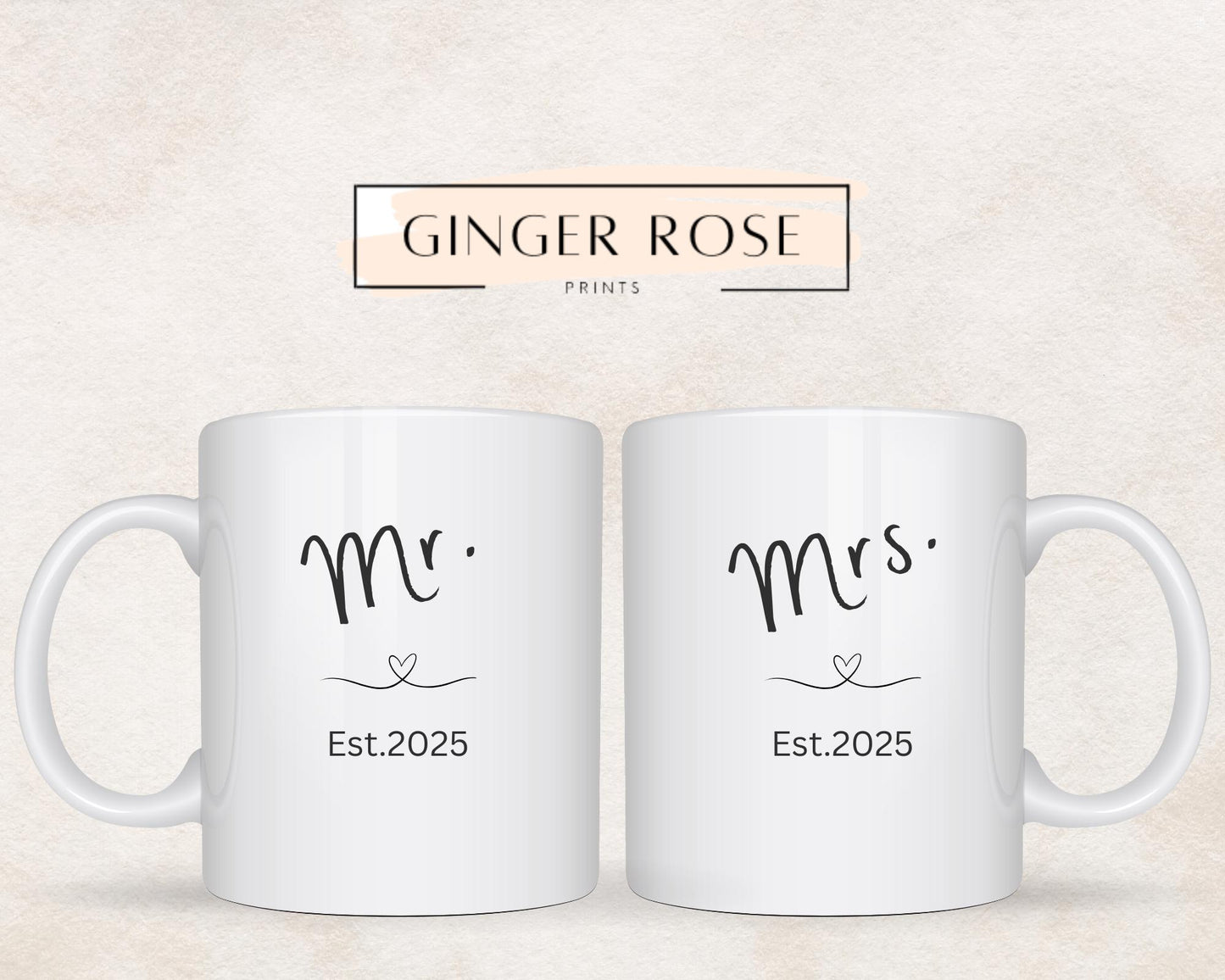 Mr and Mrs Mugs: Wedding Gift Idea
