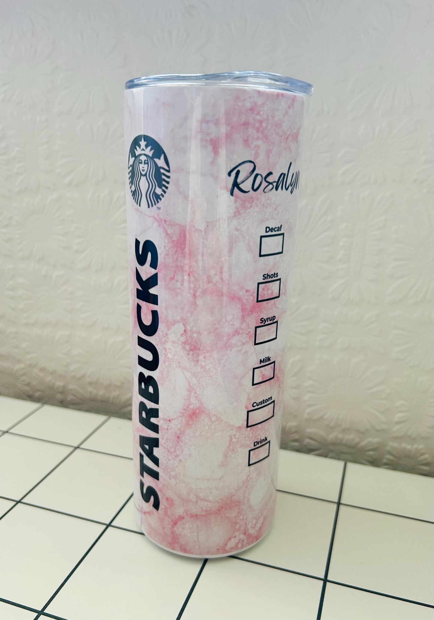 Pink Starbucks 20oz Tumbler