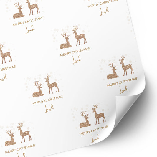 Christmas Reindeer Wrapping Paper