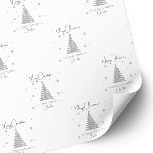 Christmas Tree Wrapping Paper for a Special Female