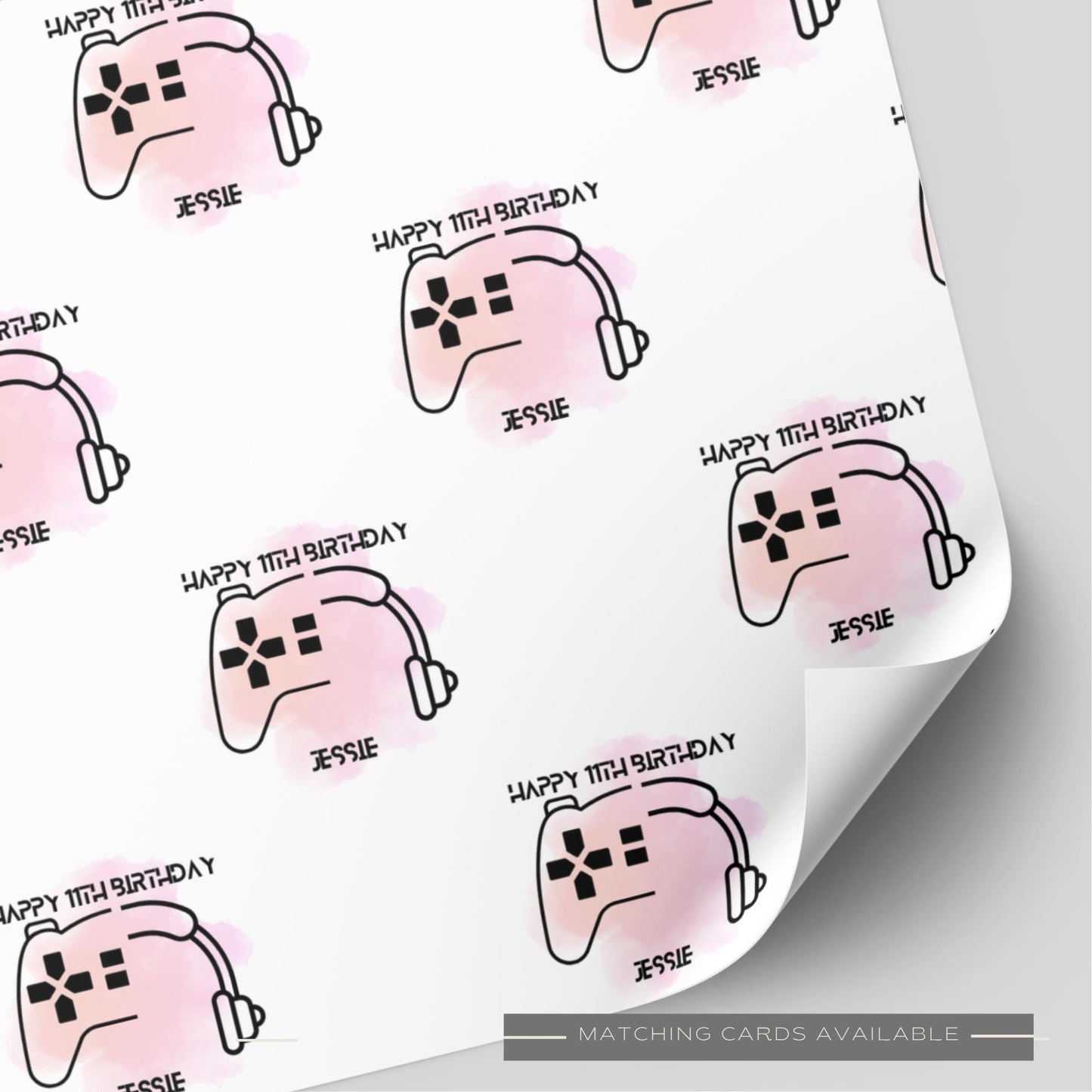 Gamer Birthday Wrapping Paper