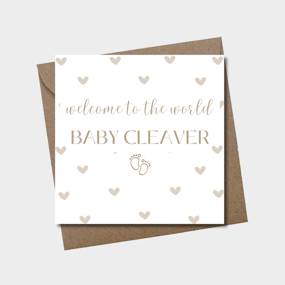 Welcome To The World Baby Wrapping Paper