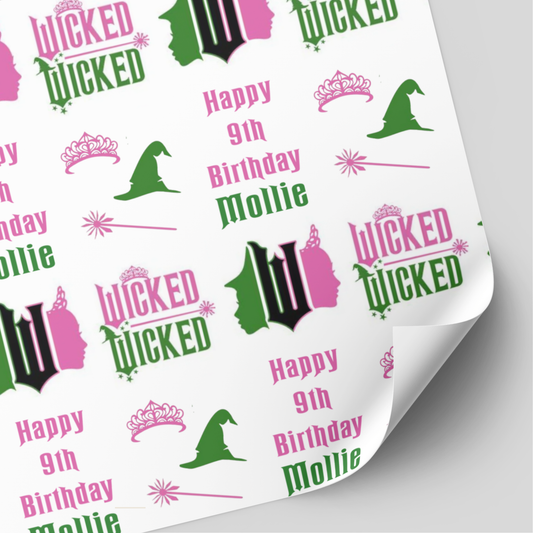 Wicked Birthday Wrapping Paper