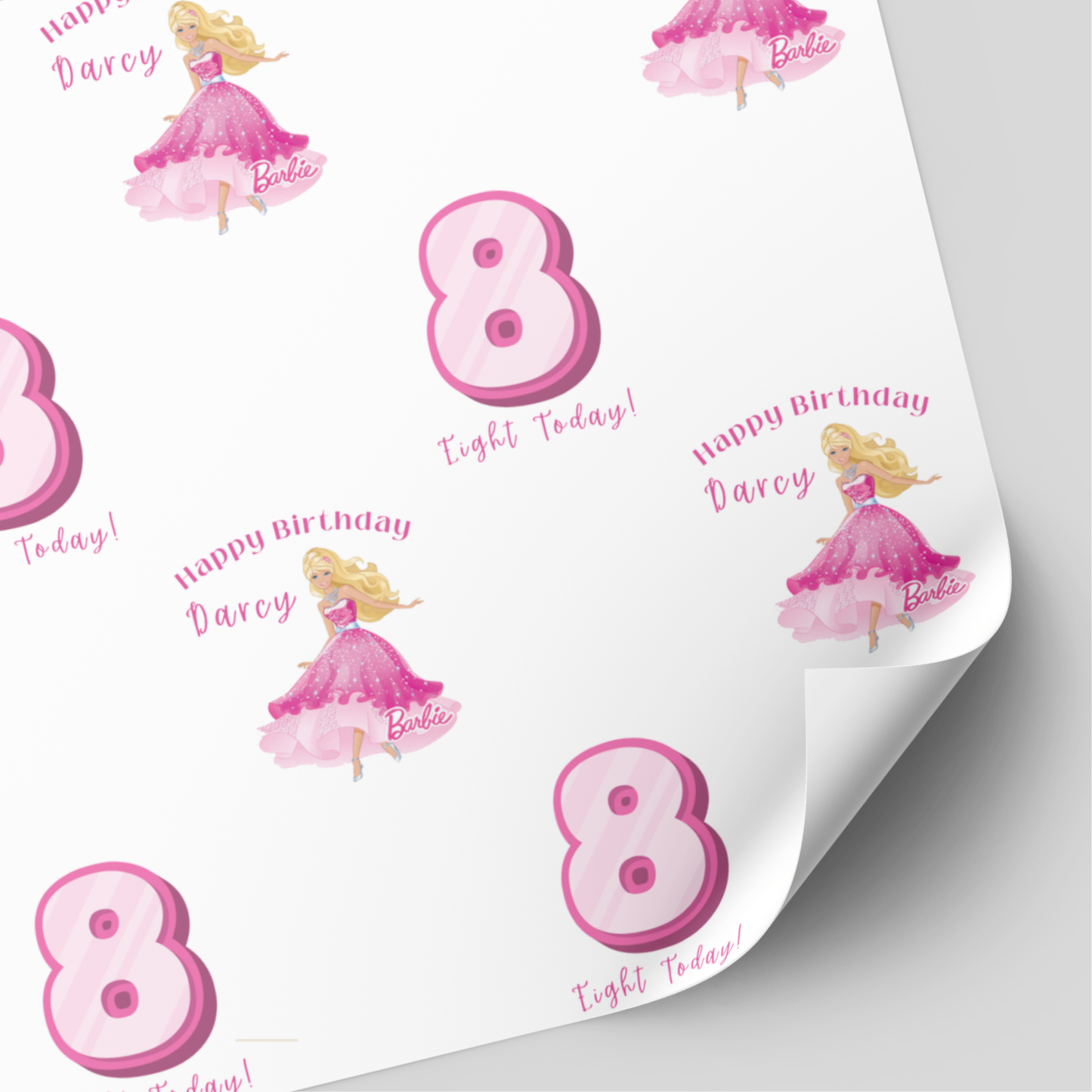 Barbie Birthday Wrapping Paper