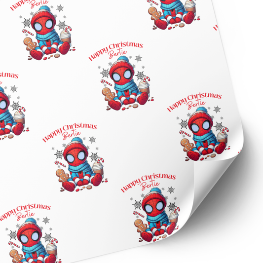 Spidey Christmas Wrapping Paper