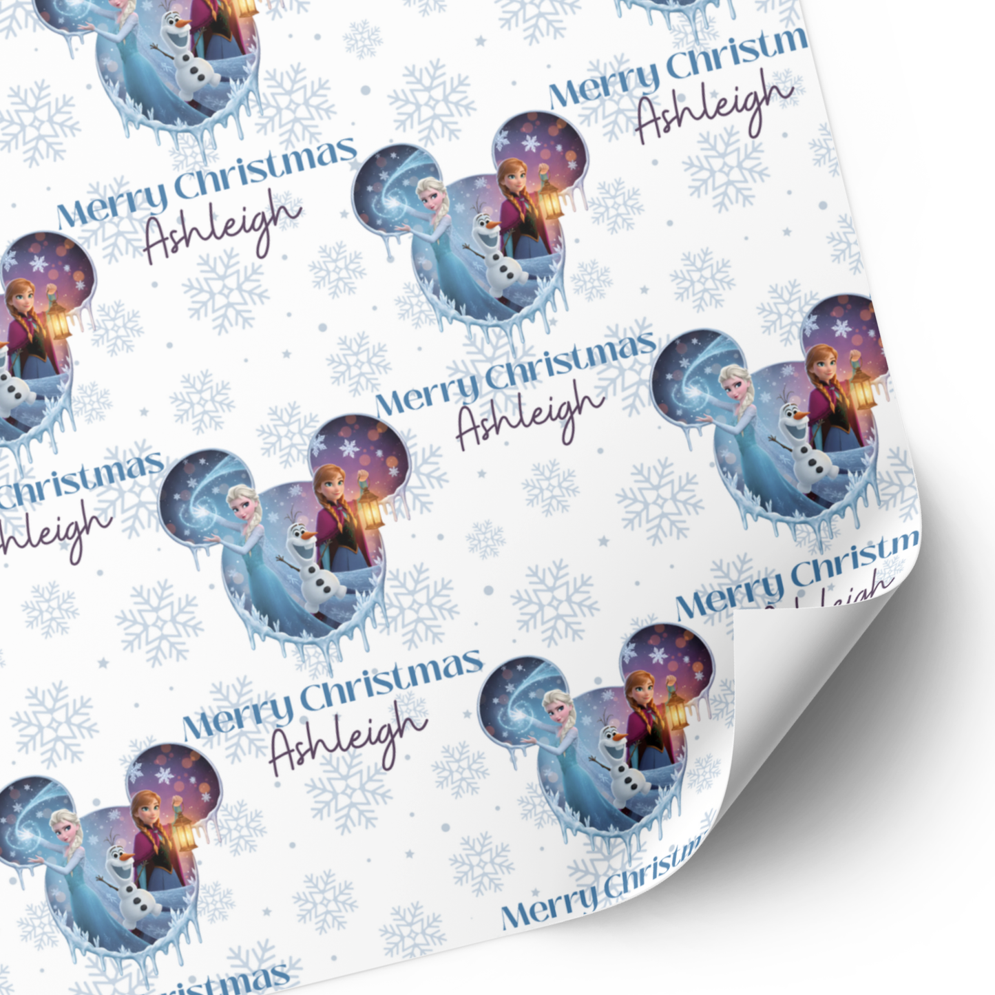 Frozen Christmas Wrapping Paper