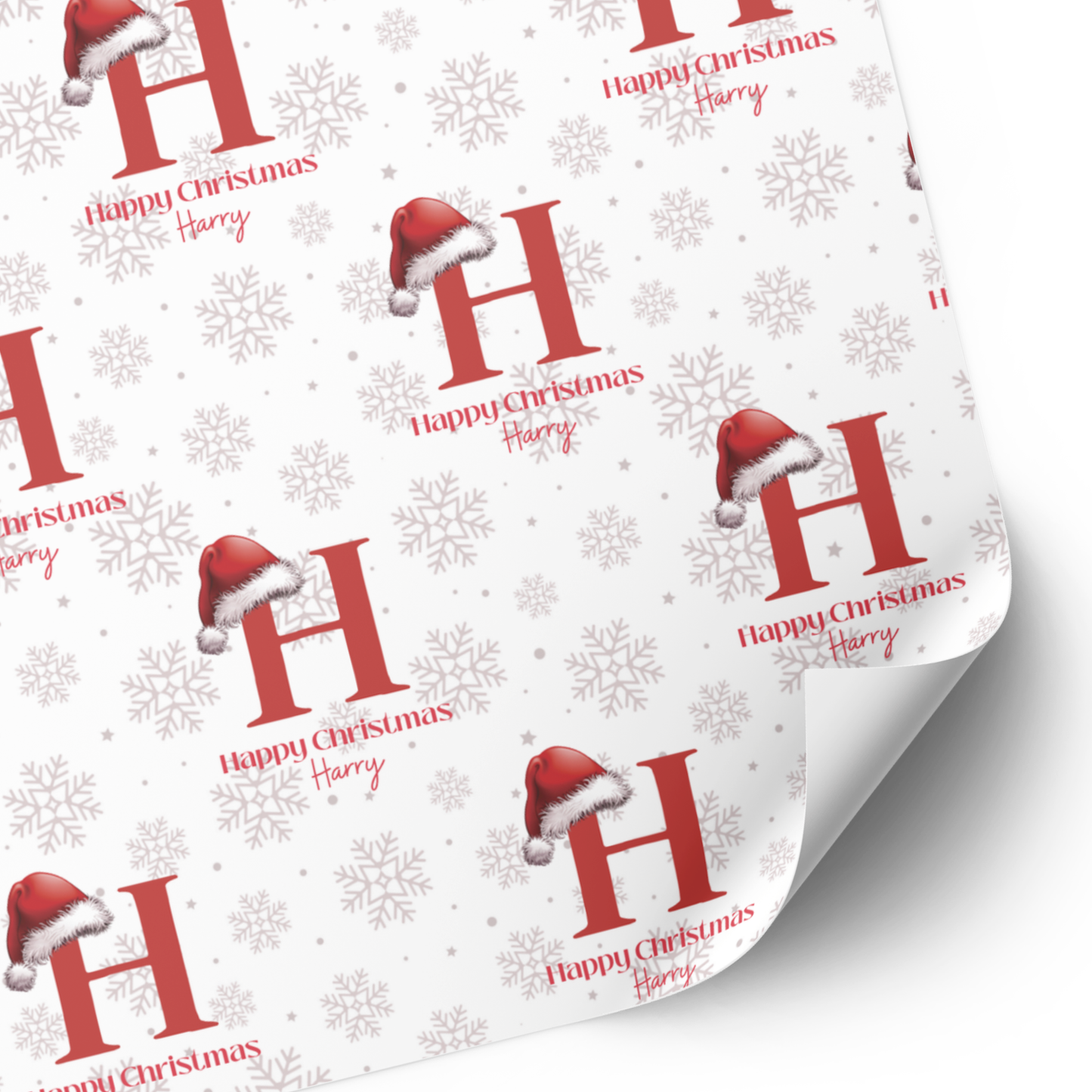 Initial Christmas Wrapping Paper