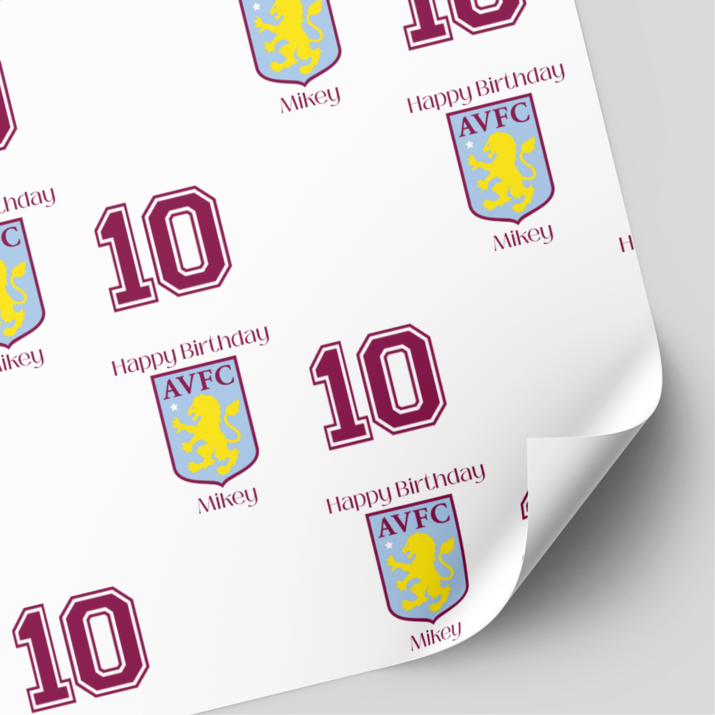 Football Birthday Wrapping Paper