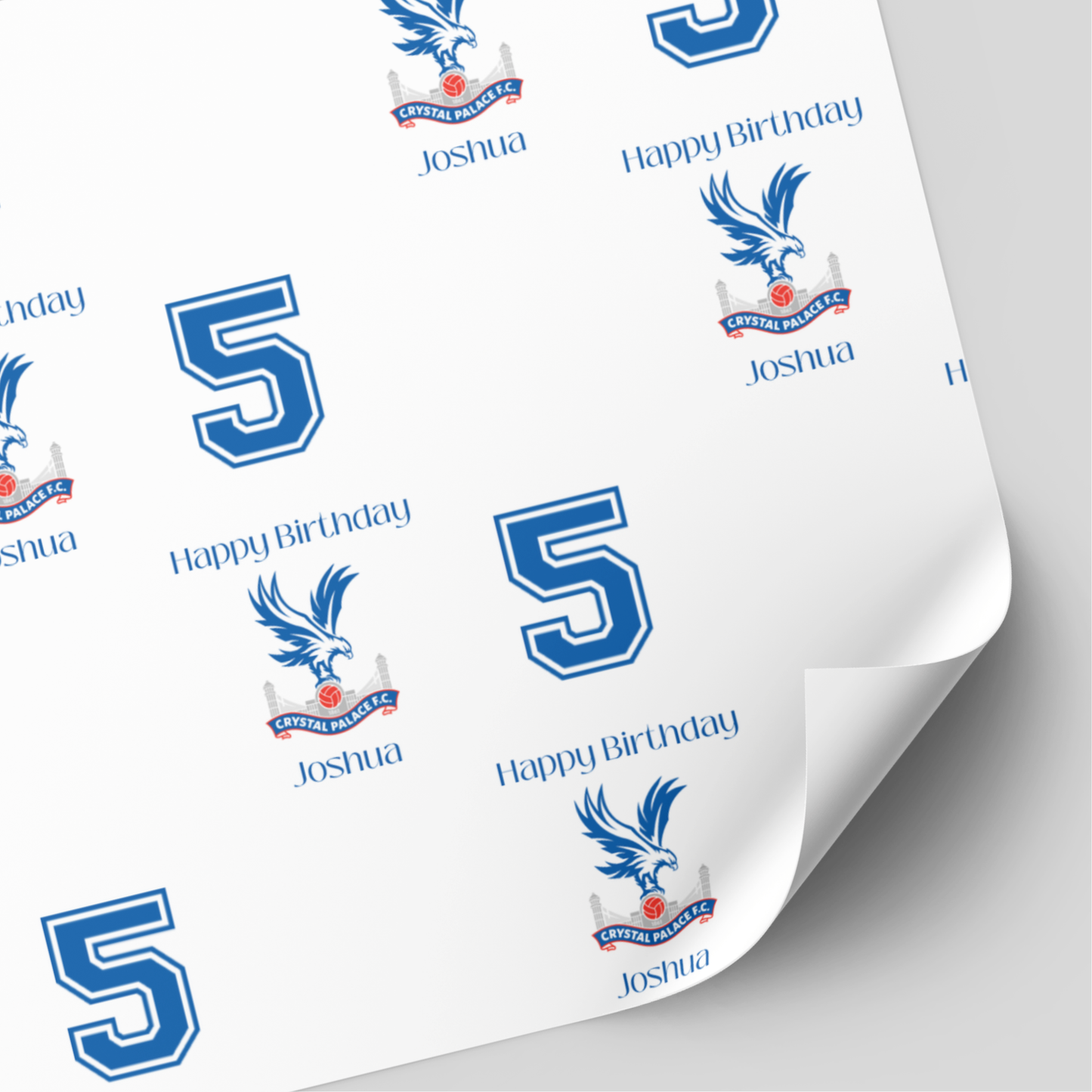 Football Birthday Wrapping Paper