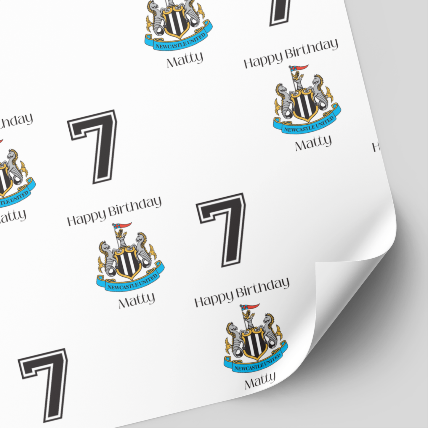 Football Birthday Wrapping Paper