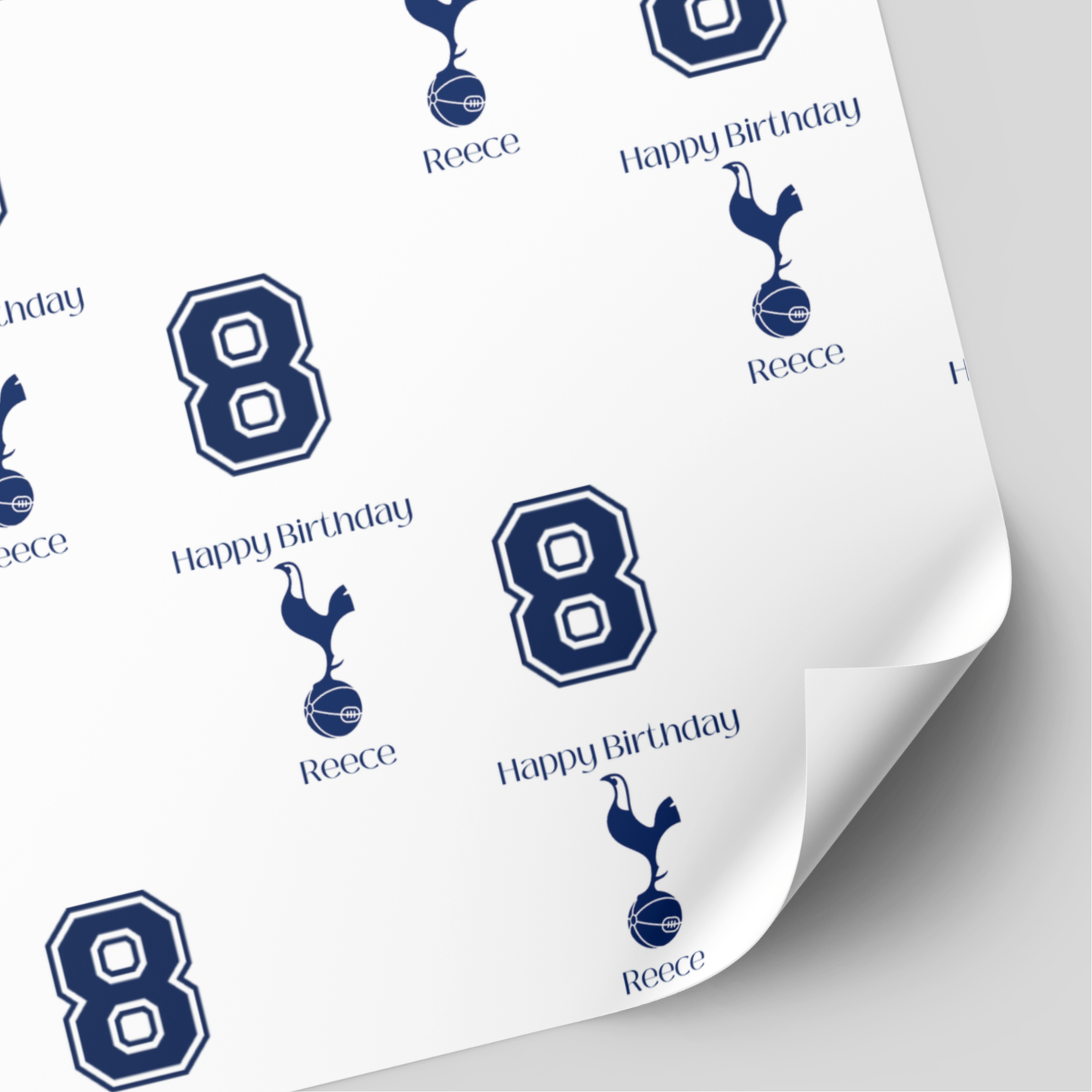 Football Birthday Wrapping Paper