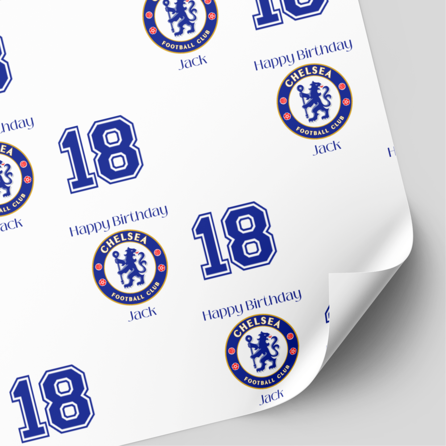 Football Birthday Wrapping Paper