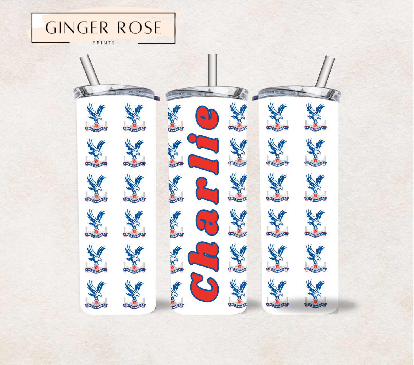 Personalised Football 20oz Tumbler