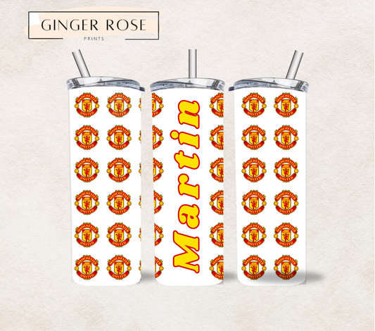 Personalised Football 20oz Tumbler