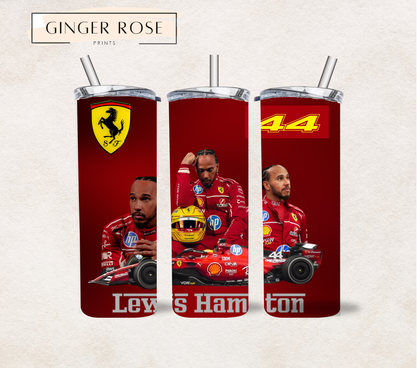Formula One Lewis Hamilton 20oz Tumbler