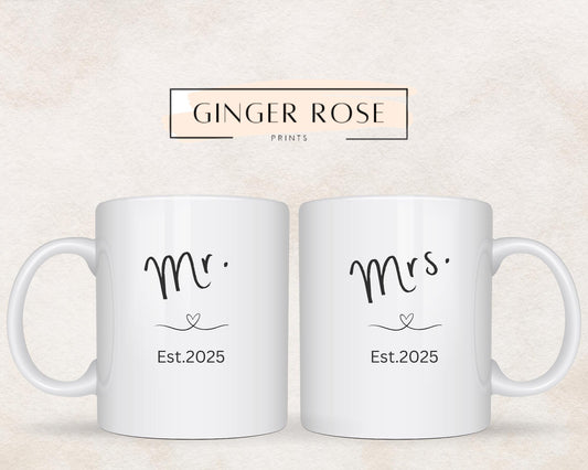 Mr and Mrs Mugs: Wedding Gift Idea