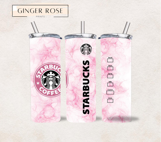 Pink Starbucks 20oz Tumbler