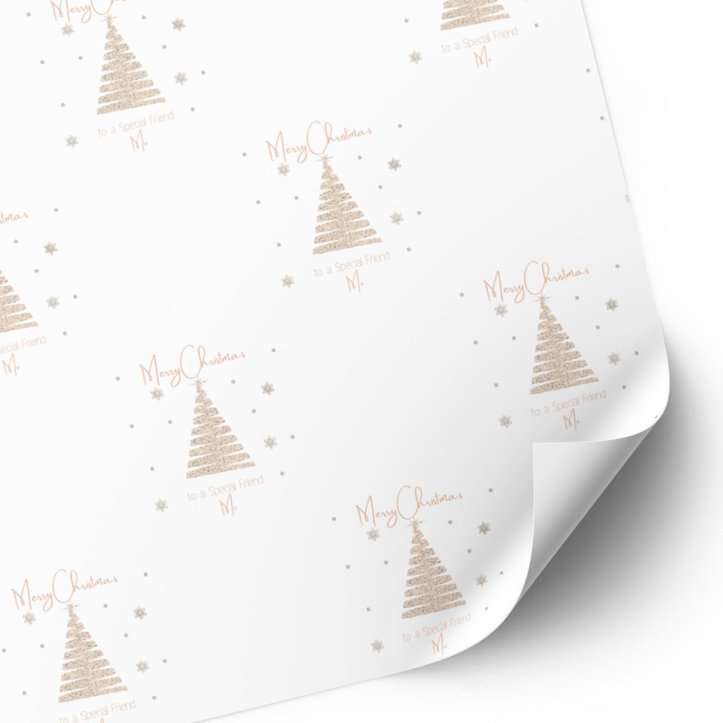 Christmas Tree Wrapping Paper for a Special Female