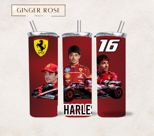 Charles Leclerc Ferrari Racing Tumbler