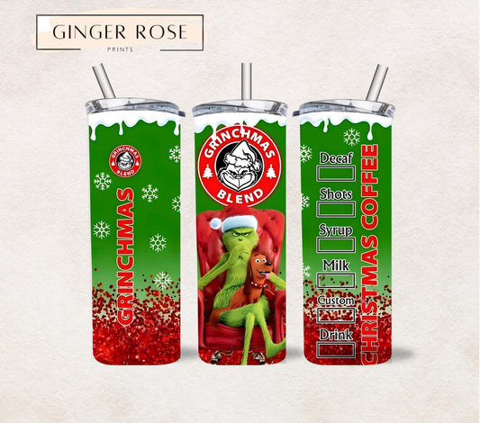 Grinch Starbucks Tumbler